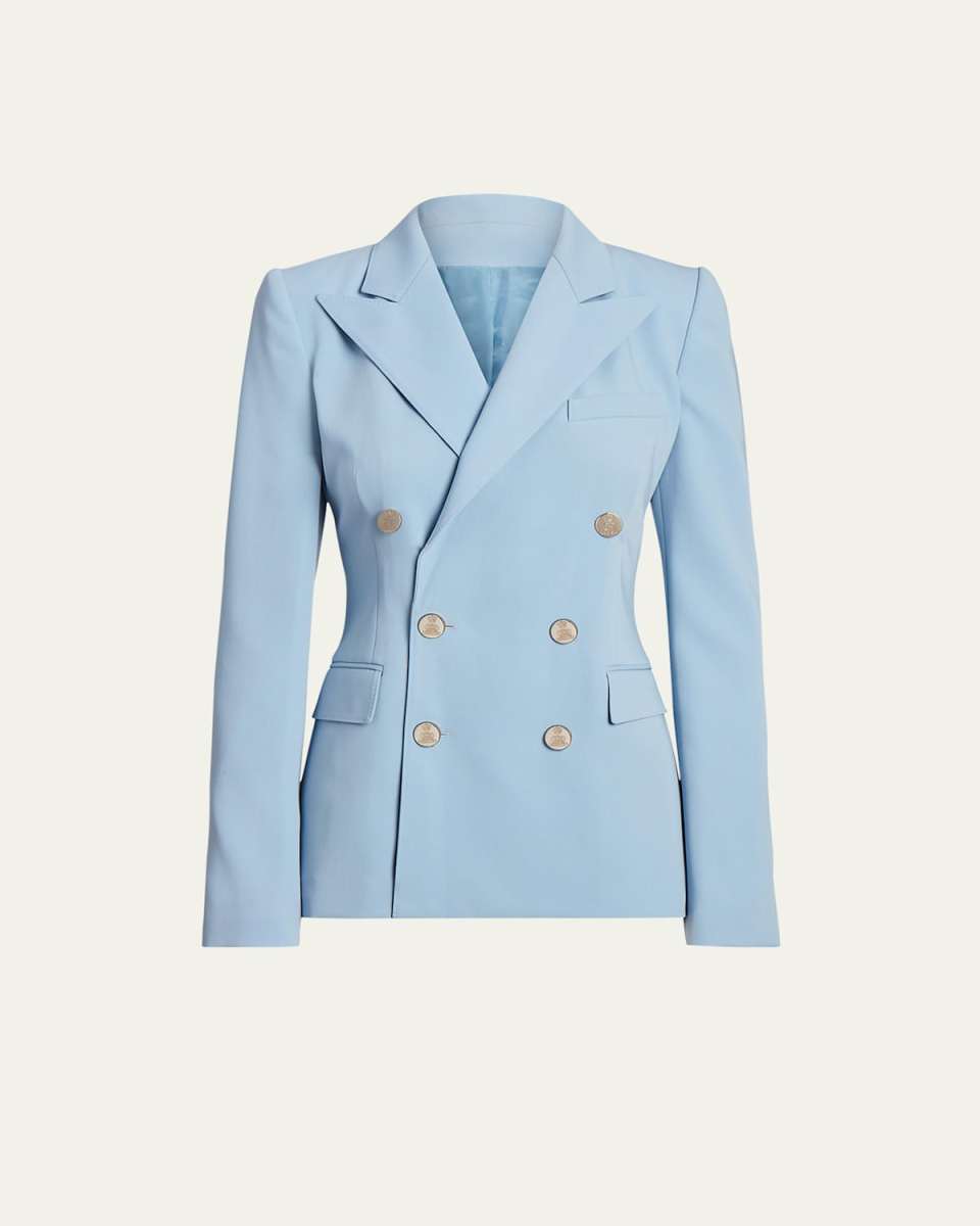 Camden Wool Gabardine Double-Breasted Jacket